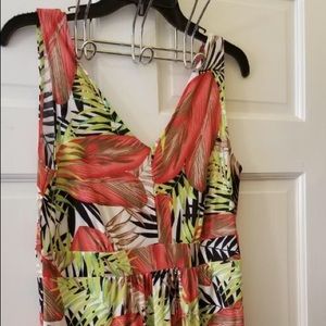 Tropical Summer Maxi Dress